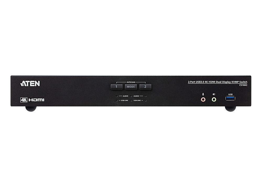 KVM switch ATEN CS1842-AT-G, 2 USB 3.0 ports