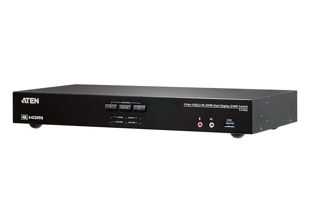 KVM switch ATEN CS1842-AT-G, 2 USB 3.0 ports