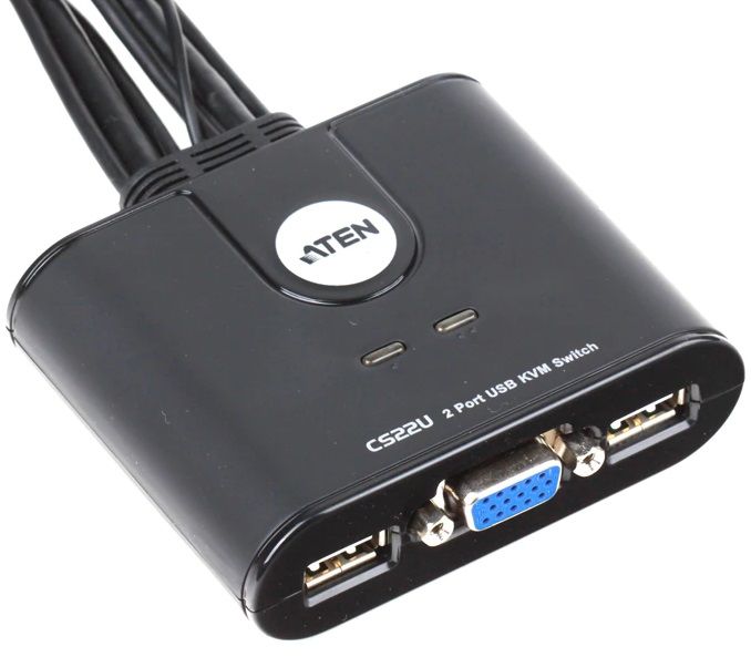 KVM switch ATEN CS22U, 2x 1, USB