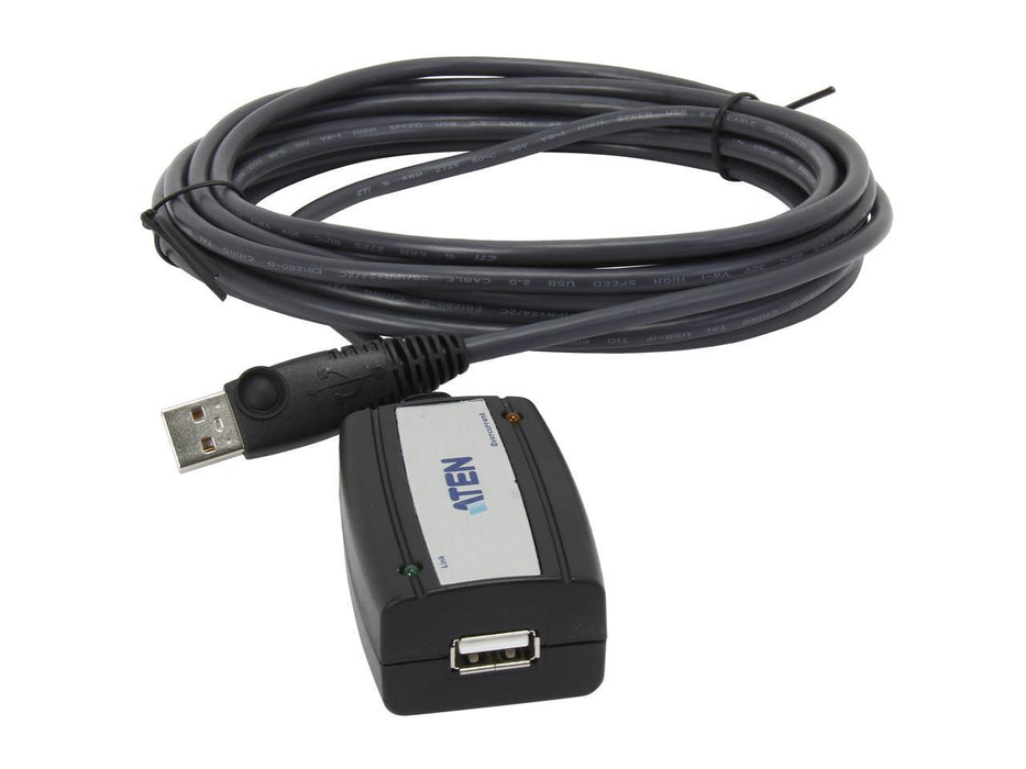 Extension cable ATEN UE250, USB-A male - USB-A female, 5 m, USB 2.0, Black