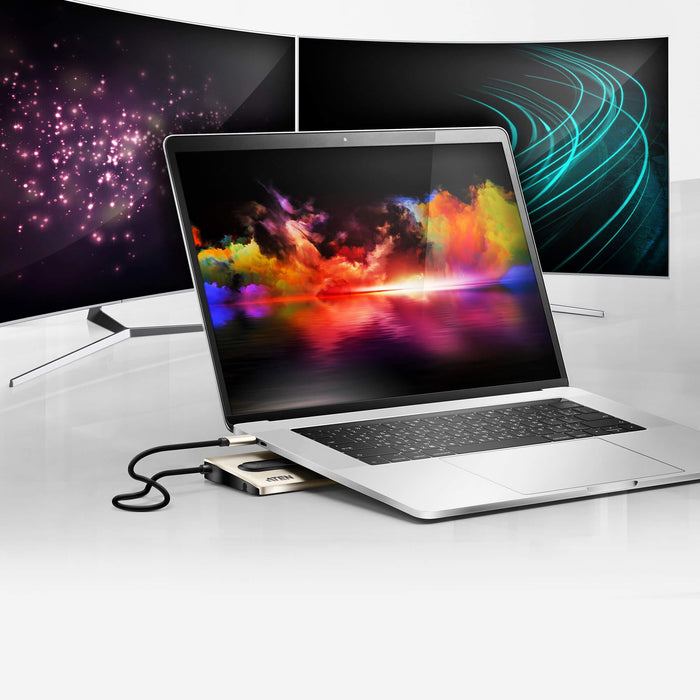 Docking station ATEN UH3237, USB-C, Power Pass-Through
