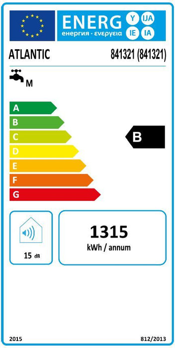 Boiler ATLANTIC Vertigo Steatite WiFi 80 Silver