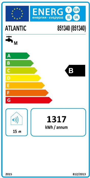 Boiler ATLANTIC Steatite Cube Wi-Fi 75 silver