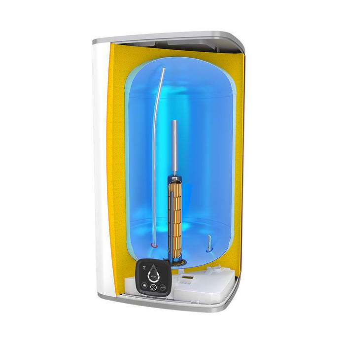 Boiler ATLANTIC Steatite Cube Wi-Fi 100 Silver