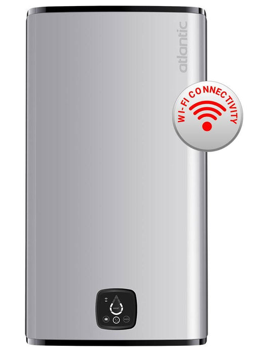 Boiler ATLANTIC Steatite Cube Wi-Fi 100 Silver