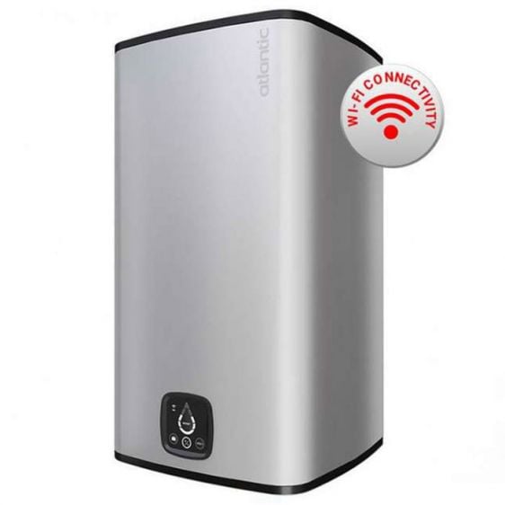 Boiler ATLANTIC Steatite Cube Wi-Fi 100 Silver