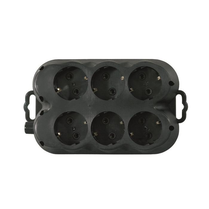 RUBBERIZED SWITCH 6 SOCKETS WITHOUT CABLE