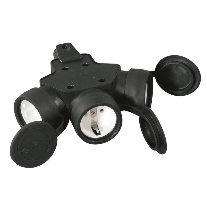 COUPLING RUBBERED TRIPLE IP44