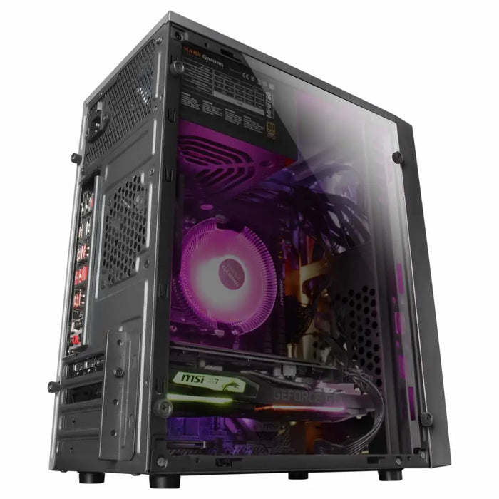ATX Mini-tower Box Case Mars Gaming MCM Black - Компютър Мрежи и компоненти<<<Компютри| Електроника<<<BigBuy&&&Системни