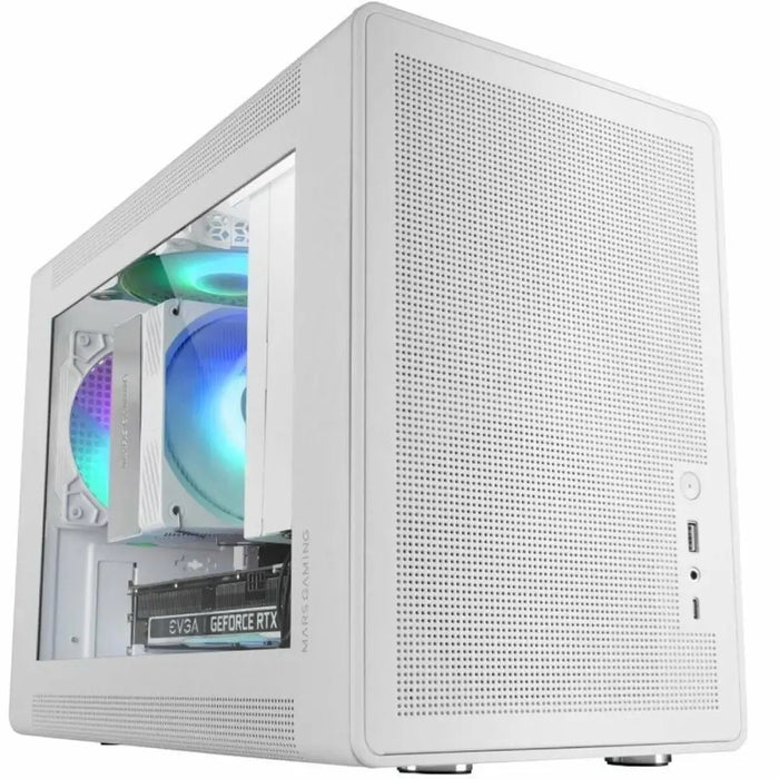 ATX Mini-tower Box Case Mars Gaming MCXPSW White - Компютър Мрежи и компоненти<<<Компютри|