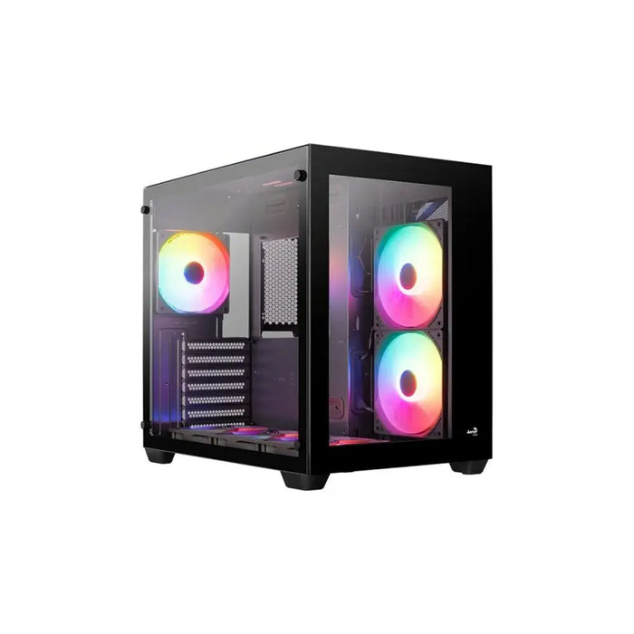 ATX Semi-tower Box Aerocool AEROPGSDRYFT-G-BK Black - Системни Единици<<<Компютър Мрежи и компоненти<<<Компютри|