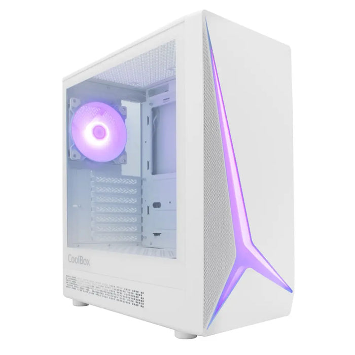 ATX Semi-tower Box CoolBox COO-CHA-GA450W-0 White - Компютър Мрежи и компоненти<<<Компютри|