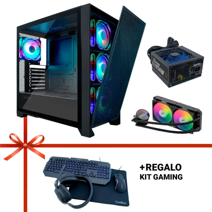 ATX Semi-tower Box CoolBox GE2000 Black - Системни Единици<<<Компютър Мрежи и компоненти<<<Компютри|