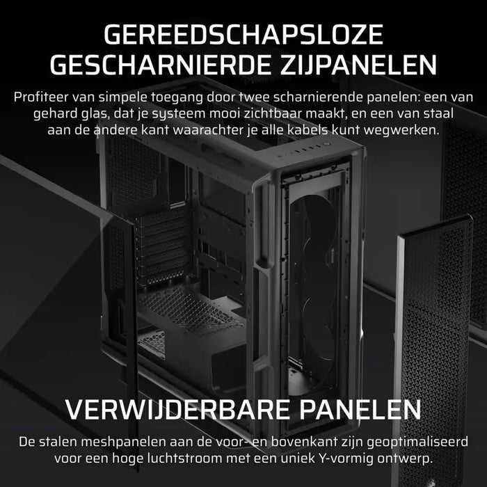 ATX Semi-tower Box Corsair Black - Компютър Мрежи и компоненти<<<Компютри| Електроника<<<BigBuy&&&Системни