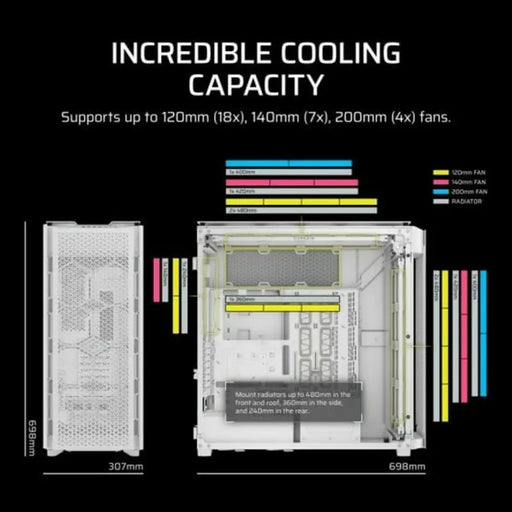 ATX Semi-tower Box Corsair CC-9011274-WW White - Системни Единици<<<Компютър Мрежи и компоненти<<<Компютри|