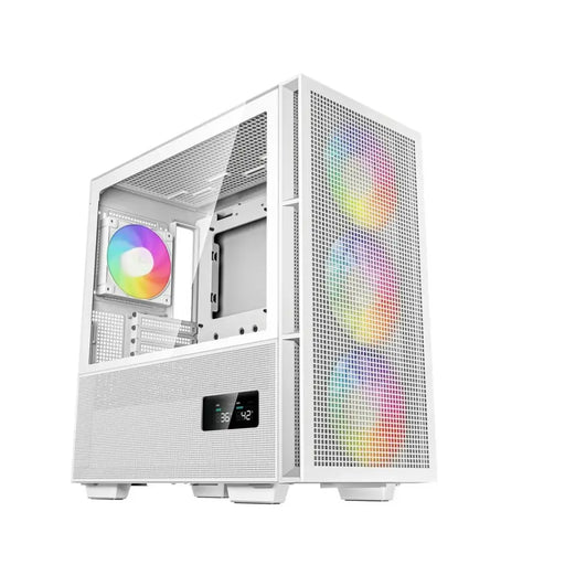 ATX Semi-tower Box DEEPCOOL CH560 DIGITAL WH White Multicolour - Системни Единици<<<Компютър Мрежи и