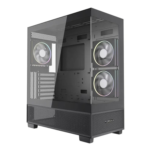 ATX Semi-tower Box GEMBIRD CCC-FC-X550 Black - Системни Единици<<<Компютър Мрежи и компоненти<<<Компютри|