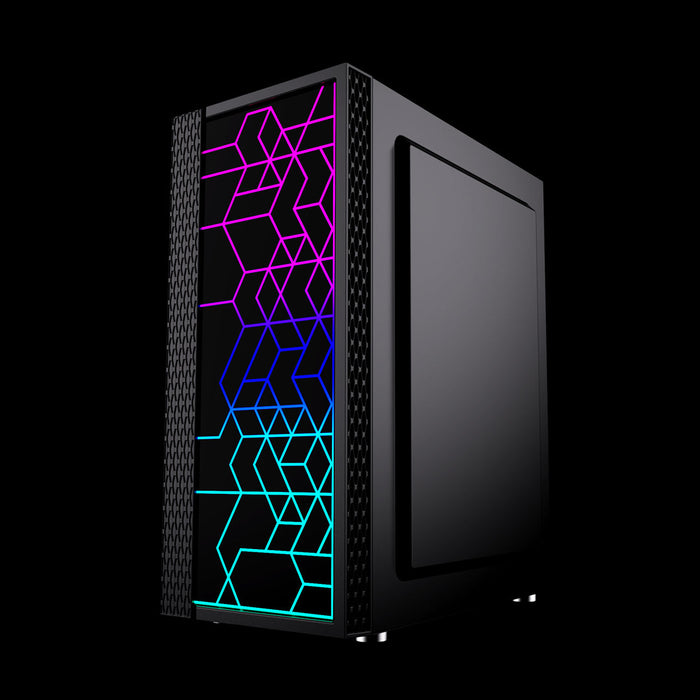 ATX Semi-tower Box GEMBIRD Fornax 2500 ARGB Black Multicolour - Computer casesOBU-OBU<<<CasesOBU<<<ActionPL&&&Компютър