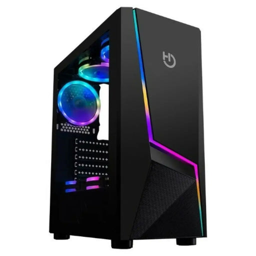 ATX Semi-tower Box Hiditec CHA010027 Black ARGB - Компютър Мрежи и компоненти<<<Компютри|