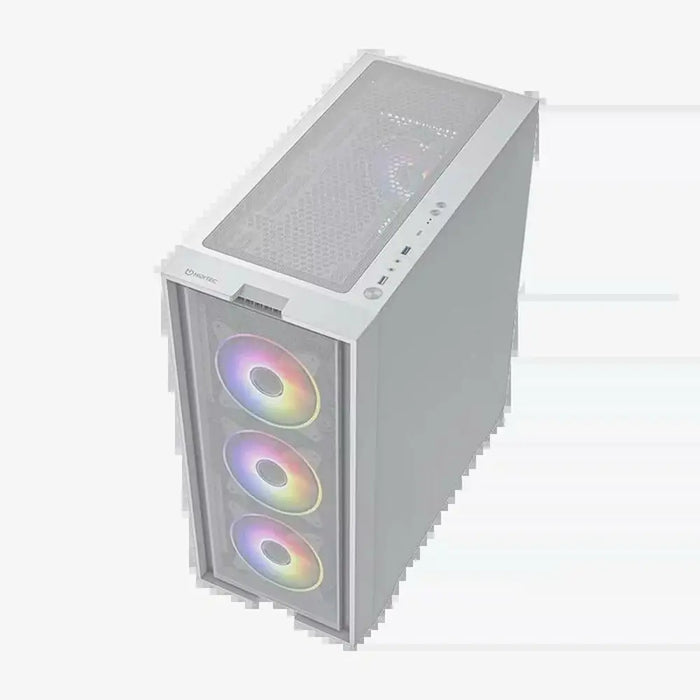 ATX Semi-tower Box Hiditec E-ATX H2 AIR ARGB White - Компютър Мрежи и компоненти<<<Компютри|