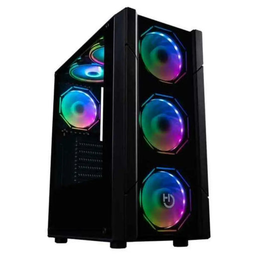 ATX Semi-tower Box Hiditec V30 ARGB Black - Компютър Мрежи и компоненти<<<Компютри| Електроника<<<BigBuy&&&Системни