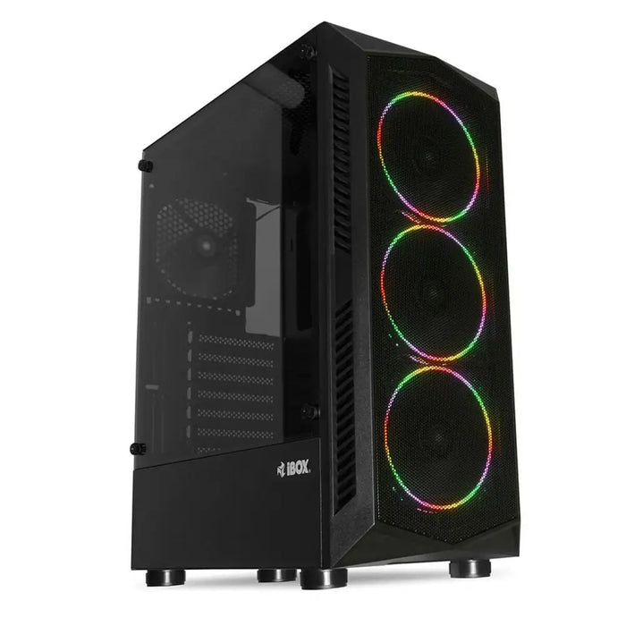ATX Semi-tower Box Ibox OLU27 Black - Системни Единици<<<Компютър Мрежи и компоненти<<<Компютри|