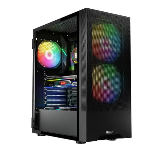 ATX Semi-tower Box Logic ARYA ARGB MINIDI Black - Системни Единици<<<Компютър Мрежи и компоненти<<<Компютри|