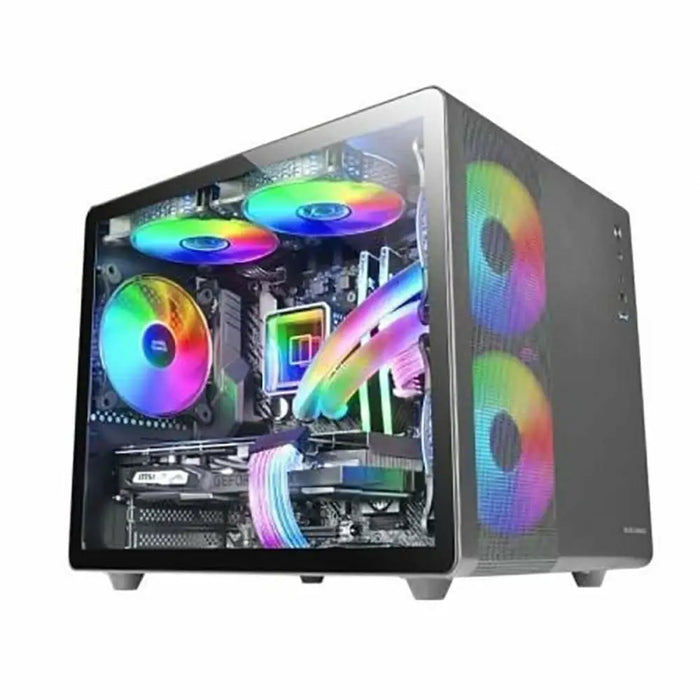 ATX Semi-tower Box Mars Gaming MC400 White Black - Компютър Мрежи и компоненти<<<Компютри|