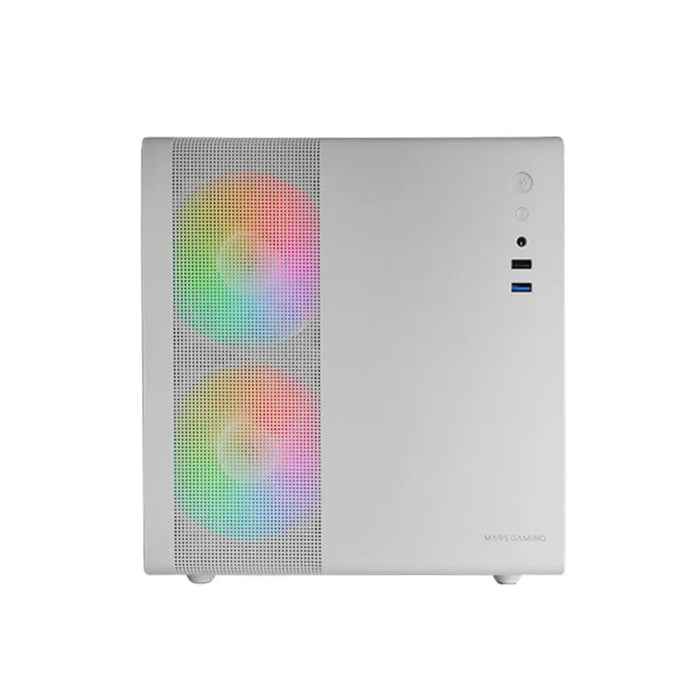 ATX Semi-tower Box Mars Gaming MC400W White Black - Компютър Мрежи и компоненти<<<Компютри|