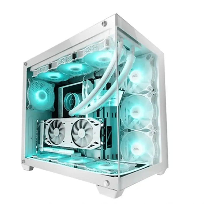 ATX Semi-tower Box Mars Gaming MCV4 White - Компютър Мрежи и компоненти<<<Компютри| Електроника<<<BigBuy&&&Системни