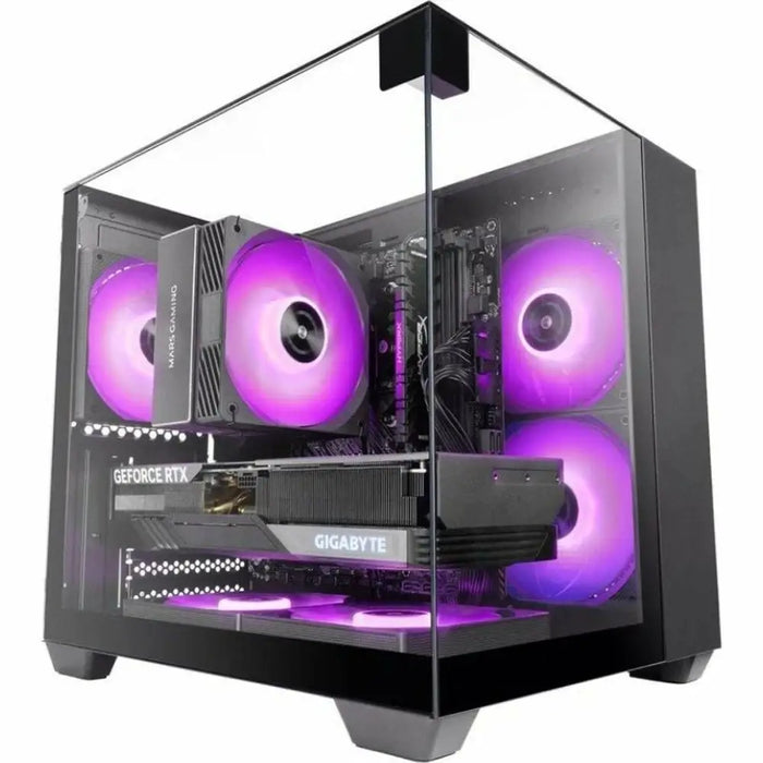 ATX Semi-tower Box Mars Gaming MCVISIONM Black - Компютър Мрежи и компоненти<<<Компютри|