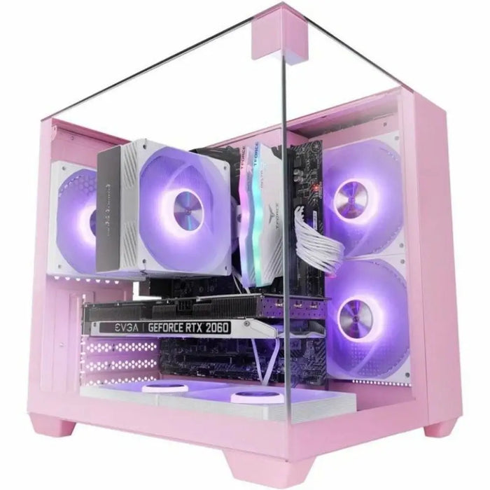 ATX Semi-tower Box Mars Gaming MCVISIONMP Pink - Компютър Мрежи и компоненти<<<Компютри|