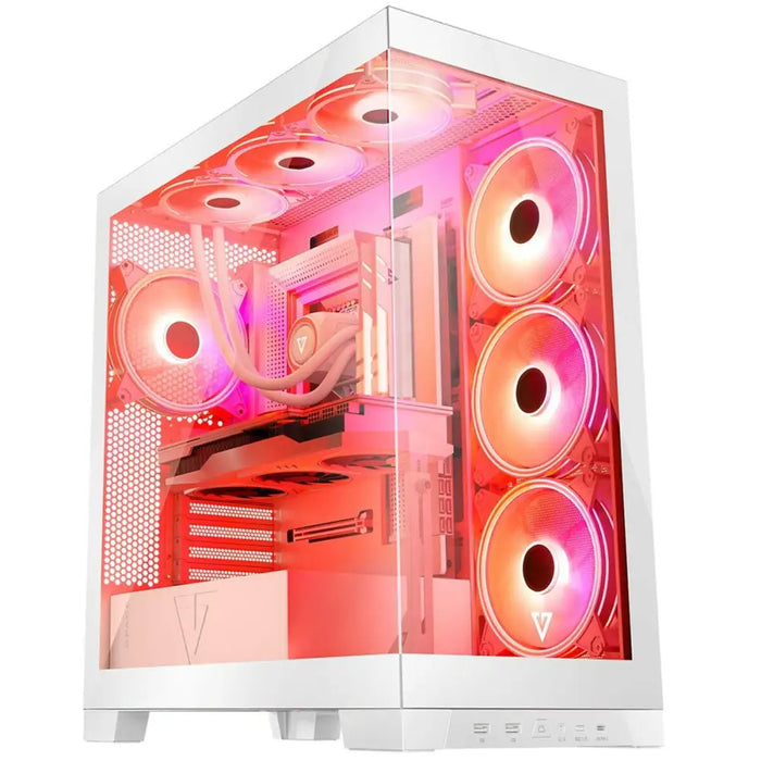 ATX Semi-tower Box Modecom Volcano SPACE APEX ARGB White - Системни Единици<<<Компютър Мрежи и компоненти<<<Компютри|