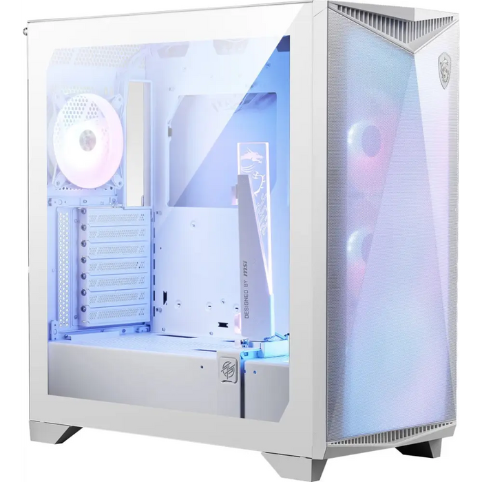 ATX Semi-tower Box MSI 306-7G21W21-W57 White Multicolour - Computer casesOBU-OBU<<<CasesOBU<<<ActionPL&&&Компютър Мрежи