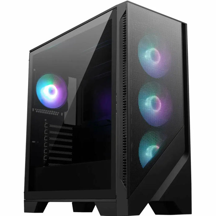 ATX Semi-tower Box MSI MAG FORGE 320R AIRFLOW Black Transparent - Компютър Мрежи и компоненти<<<Компютри|