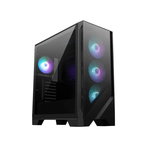 ATX Semi-tower Box MSI MAG FORGE 320R AIRFLOW Black Transparent - Компютър Мрежи и компоненти<<<Компютри|