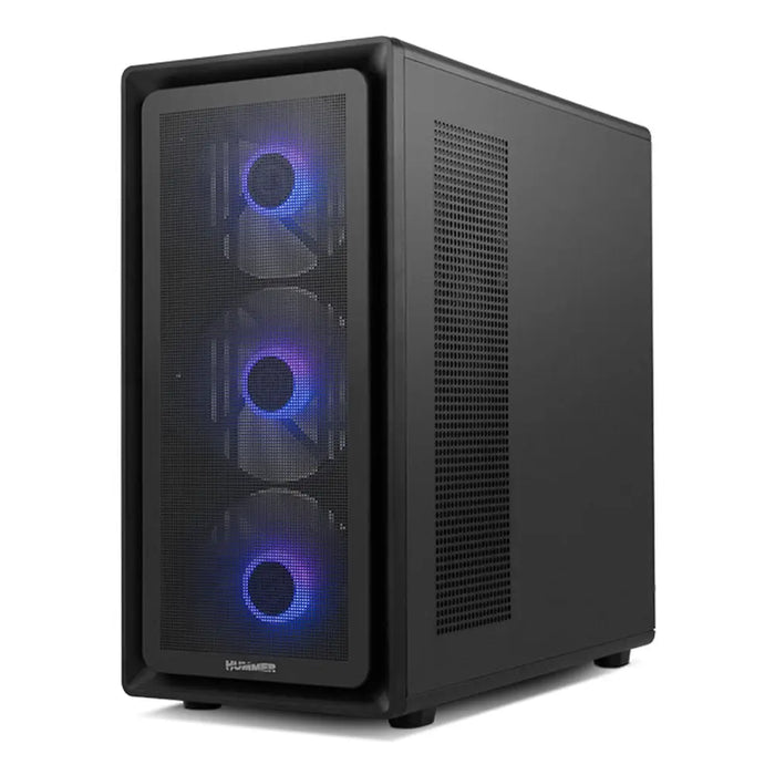 ATX Semi-tower Box Nox-Xtreme NXHUMMERAEROBK Black - Компютър Мрежи и компоненти<<<Компютри|