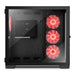 ATX Semi-tower Box Nox-Xtreme NXHUMMERASTRABK Black Ventilator x 4 - Компютър Мрежи и компоненти<<<Компютри|