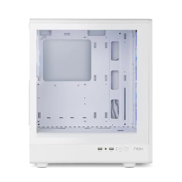 ATX Semi-tower Box Nox-Xtreme NXINFTYIOTAWH White - Компютър Мрежи и компоненти<<<Компютри|
