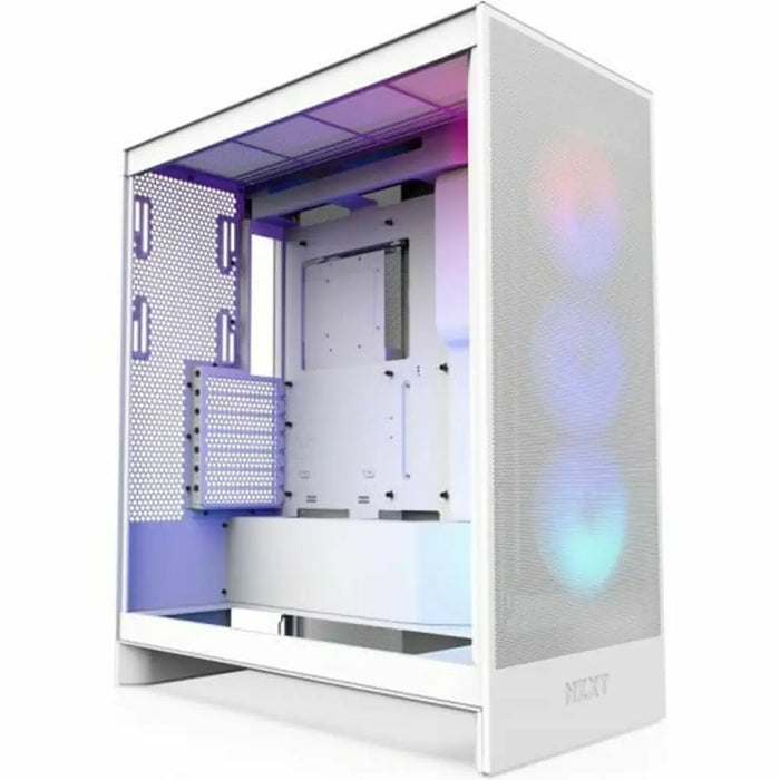 ATX Semi-tower Box NZXT H7 Flow RGB Midi White - Компютър Мрежи и компоненти<<<Компютри|