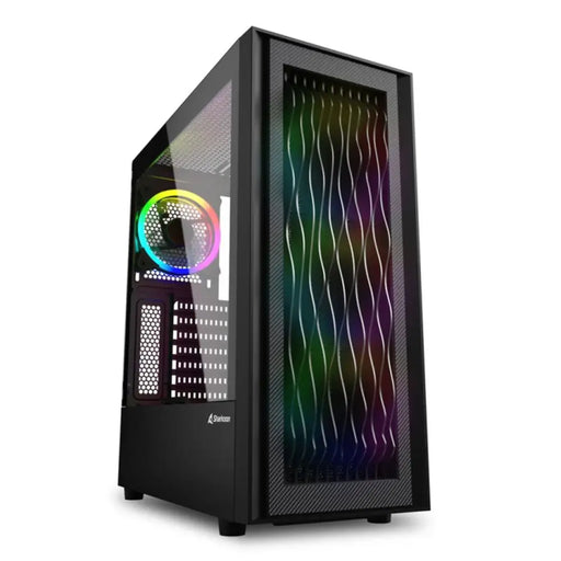 ATX Semi-tower Box Sharkoon RGB Wave Black - Компютър Мрежи и компоненти<<<Компютри| Електроника<<<BigBuy&&&Системни