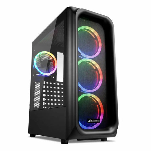 ATX Semi-tower Box Sharkoon TK5M RGB ATX Black - Компютър Мрежи и компоненти<<<Компютри|