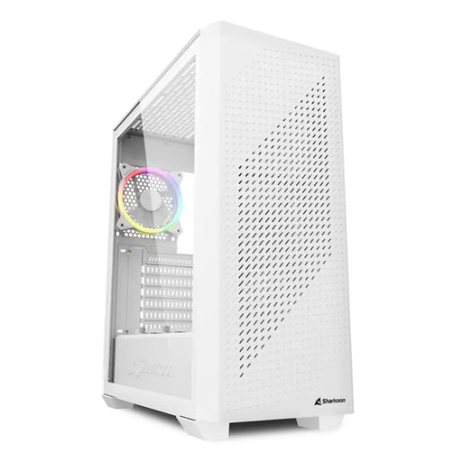 ATX Semi-tower Box Sharkoon VS9 RGB White - Системни Единици<<<Компютър Мрежи и компоненти<<<Компютри|