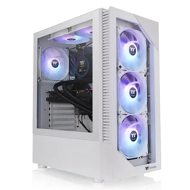ATX Semi-tower Box THERMALTAKE CA-1X3-00M6WN-00 White - Кутии за компютри<<<THERMALTAKE компоненти за
