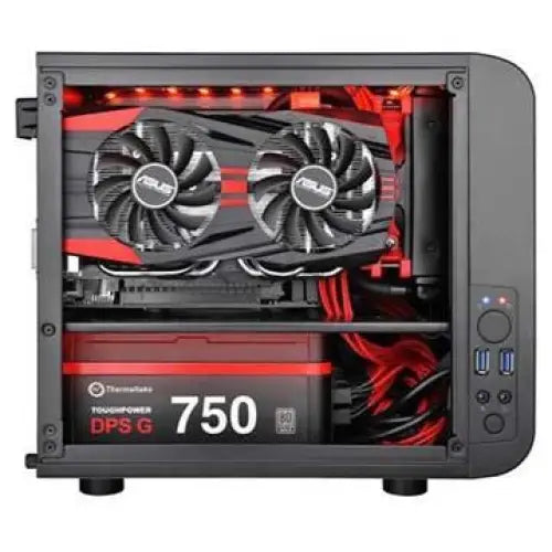 ATX Semi-tower Box THERMALTAKE Core V1 Black - Системни Единици<<<Компютър Мрежи и компоненти<<<Компютри|