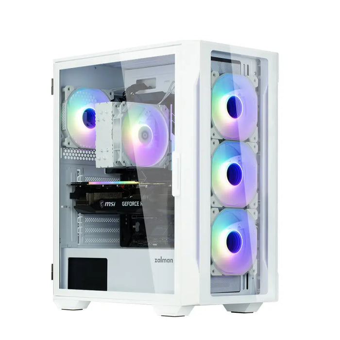ATX Semi-tower Box Zalman I3 NEO TG WHITE White - Компютър Мрежи и компоненти<<<Компютри|