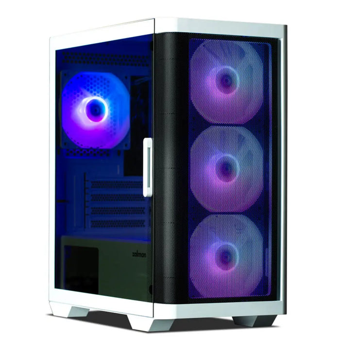 ATX Semi-tower Box Zalman M4 WHITE White Black - Компютър Мрежи и компоненти<<<Компютри|