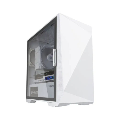 ATX Semi-tower Box Zalman Z1 Iceberg White White - Компютър Мрежи и компоненти<<<Компютри|
