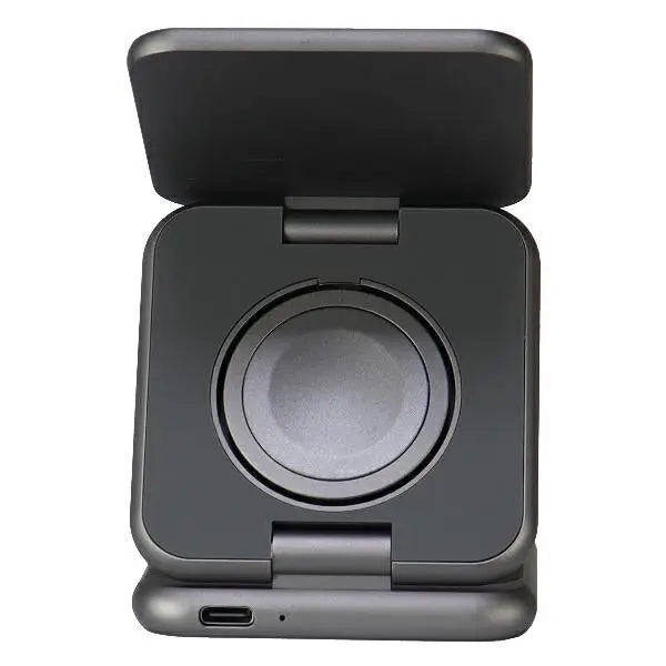 Audi Big Logo foldable inductive charger 3in1 - gray - Cell phone USB charger<<<HurtelXML
