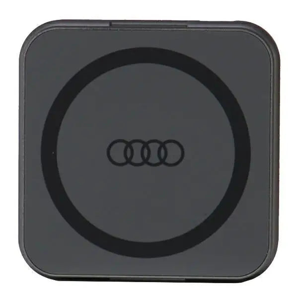 Audi Big Logo foldable inductive charger 3in1 - gray - Cell phone USB charger<<<HurtelXML